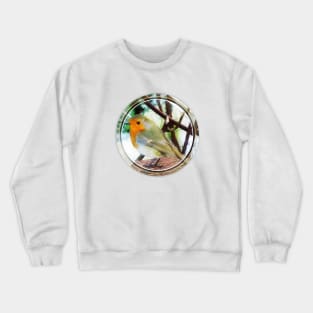 European Red Breast Robin Crewneck Sweatshirt